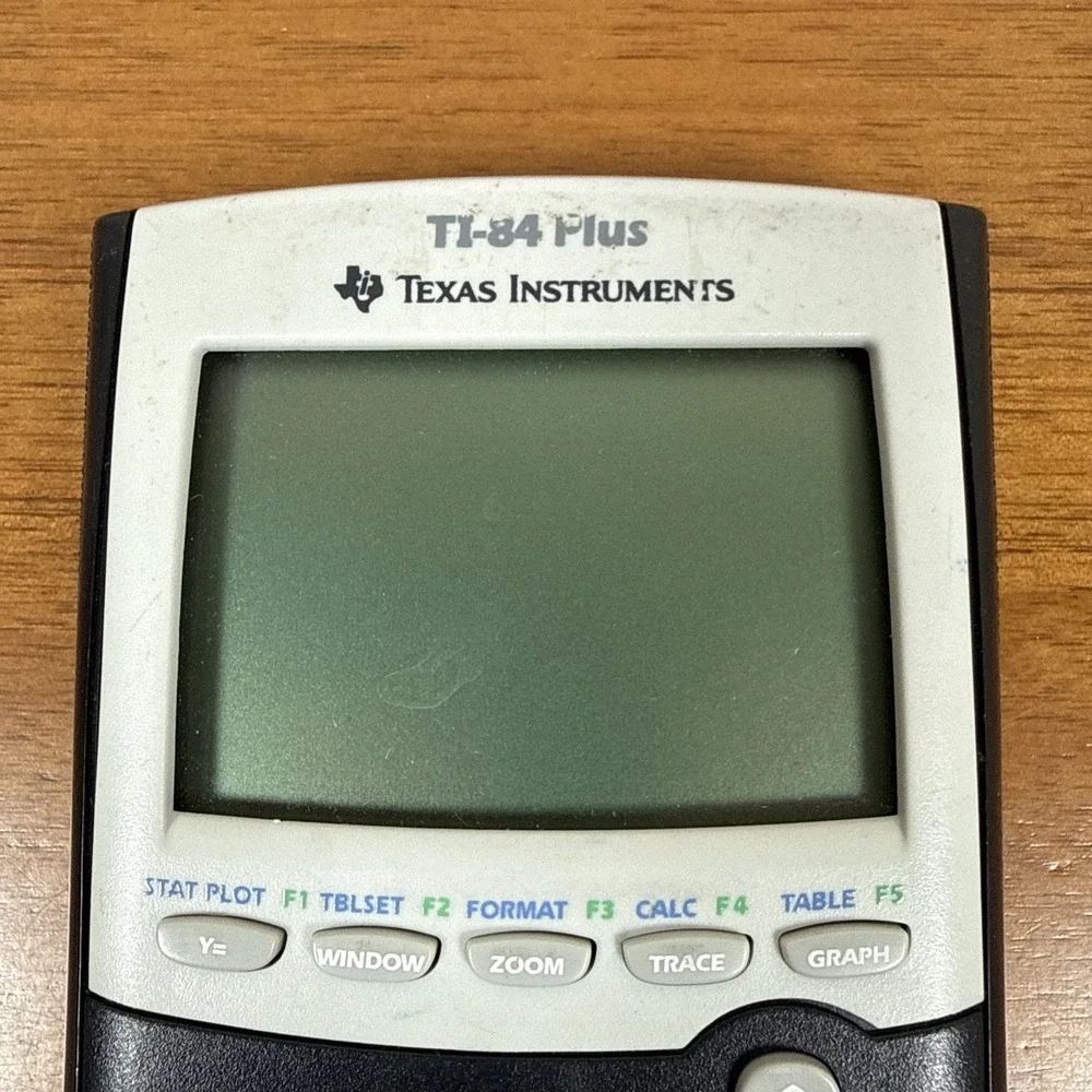 Texas Instruments TI-84 Plus Graphing Calculator With Cover Fully Functional
